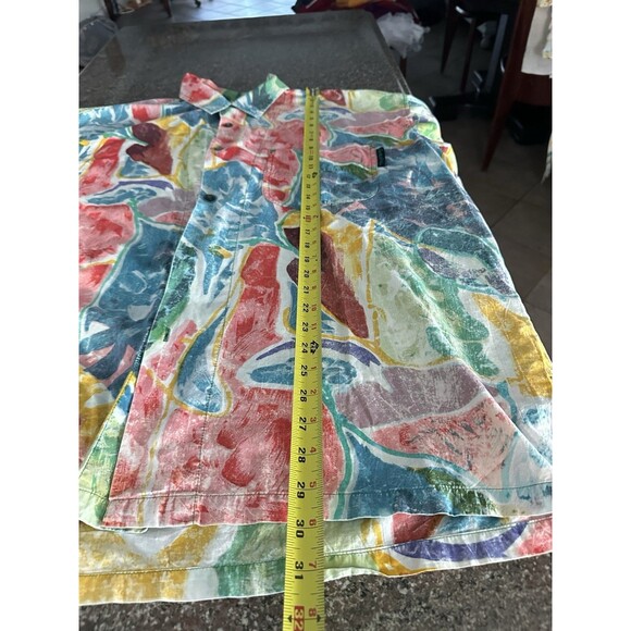 Gotcha Button-Up Shirt Men’s Size L Floral Surf Skate Aloha Multicolor mans - Picture 6 of 16